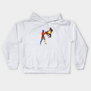 Man muay thai boxing, Kids Hoodie